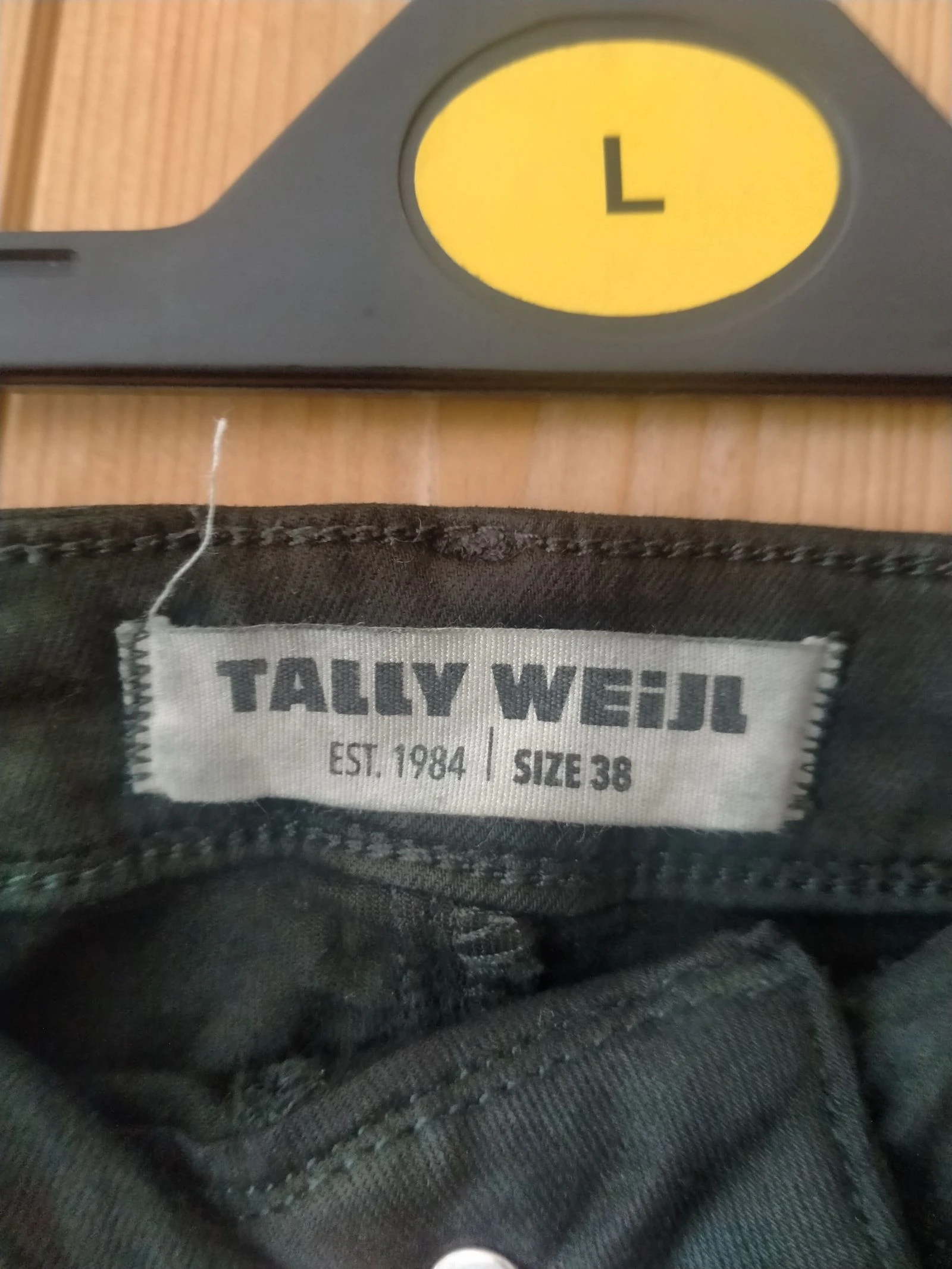 Tally Weijl flesgroene dames slim jeans maat 38 in zeer goede staat – photo 3